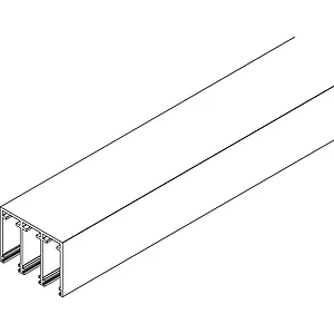 VITRIS Atrivant 80 Deckenschiene niedrig 3-bahnig Silber L=6000 mm