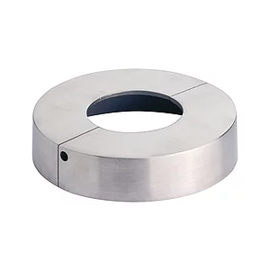 CROSO Abdeckrosette zweiteilig, ø 125 mm, Bohrung ø 49 mm,Edelstahl V4A