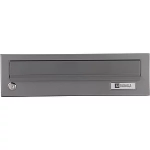 JU Ersatztüre für Hausbrieffachanlage 375 x 110 mm, graualuminium RAL 9007