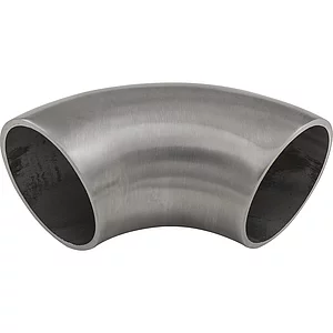 ECONOMY Schweissfitting 90° für Rohr ø 42,4 x 2,0 mm,Edelstahl geschliffen V2A