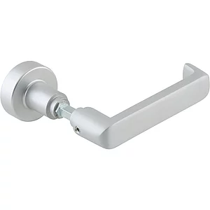 DORMA-Glas Wechselgarnitur 10.304 o. Rosetten, m. Wechselstift, silber eloxiert