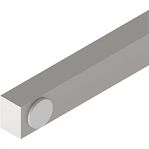 HELM GT Abstandsprofil 9 mm auf Maß Edelstahl-Effekt