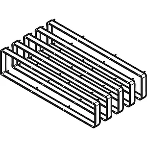 Durchwurfhals SET für 260 mm Klappe KS