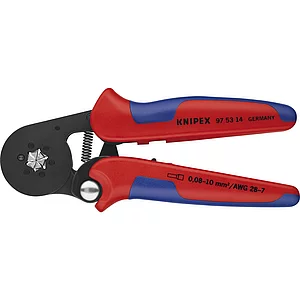 KNIPEX Crimpzange selbsteinstellend Seiteneinführung 0,08-10 mm², L=180 mm