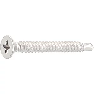 DIN7504O 4.8x 45 Phillips-KS Edelstahl A2 Senkkopf-Bohrschraube ~ISO15482