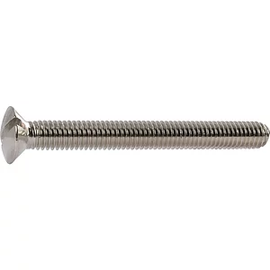 DIN964A M 5X 80 Messing vernickelt Linsenschraube