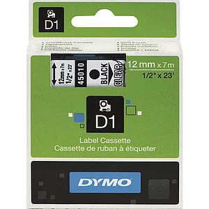 Dymo-Kassetten Beschriftungsband D1 blau/weiß Breite 12 mm Länge 7 m