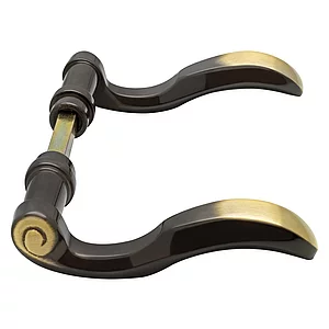 MARCHESI Drückerpaar SCHÖNBRUNN - Messing patiniert