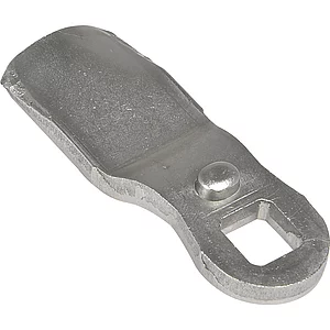 Sperrnase pos. gekröpft für Blechmontagezylinder, 45 x 19mm,Maß H 22mm,Edelstahl
