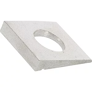 DIN435 M22 Edelstahl A2 Scheibe für I-Träger Neigung 14 %