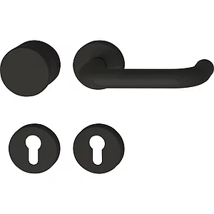 FH-Wechselgarnitur 111.20 R/122.23 FS - auf Rosette PZ tiefschwarz