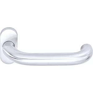 OGRO Drückerlochteil PREMIUM 8350 V/6621 - mit Rosette, Alu silber eloxiert