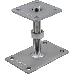 PITZL Pfostenträger Typ 11013.1100 ZiNiP beschichtet mit Gewindestange