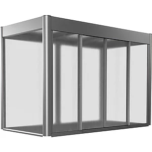 BIOHORT Gewächshausaufsatz Florentina Maxi 2 x 1 quarzgrau