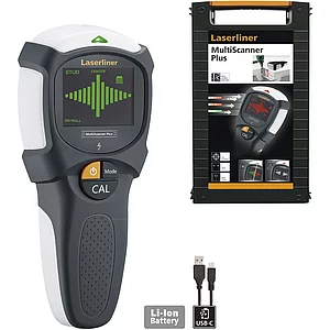 LASERLINER Ortungsgerät MultiScanner Plus 3,7 V / 0,3 Ah (IEC) Li-Ion