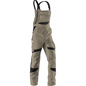 KÜBLER Latzhose Activiq 3250 sandbraun/schwarz 48