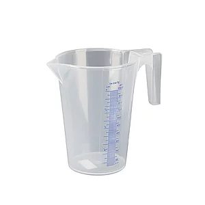 PRESSOL Messbecher transparent Polypropylen Inhalt 1,0 Liter