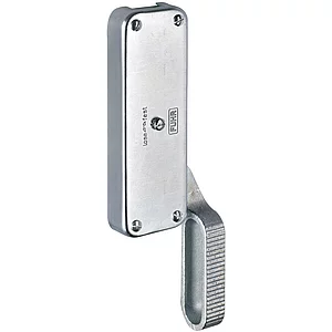 Falttortreibriegel, Hub 29, 180 x 60 x 22 mm, rechts, verzinkt