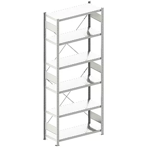 META Steck-Grundregal 2500 x 1000 x 400 mm 6 Fachböden 150 kg