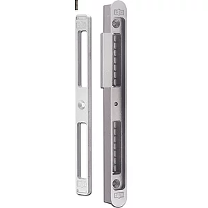 Schließblech verstellbar SB/VAR.ST zum Einfräsen, rechts, silberfarbig