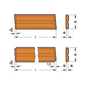 Versofix-Wendeplatte 50 x 10 mm