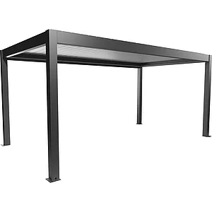 BIOHORT Pergola Gr. 5,5 x 3,5 dunkelgrau/silber