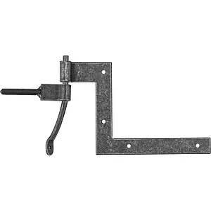 HALCÖ Fensterwinkelband Hall, 112,5 x 140 mm, Stahl verzinkt schwarz passiviert