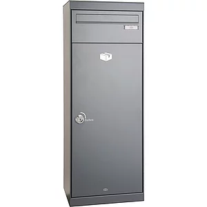 RENZ Paketkasten QUBO - L, Graualuminium