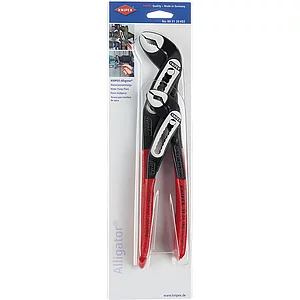 KNIPEX Wasserpumpenzangen-Set Alligator 003120V02, 2-teilig, L=180 und 250 mm