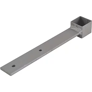 PITZL Haltelasche 31111.0000 für Vierkantrohr - Stahl ZiNiP beschichtet.