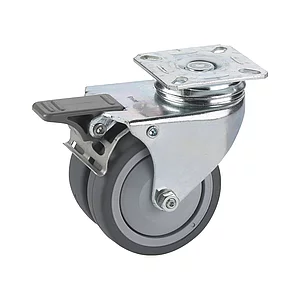 DÖRNER + HELMER Doppel-Lenkrolle TPE 50 mm 80 kg