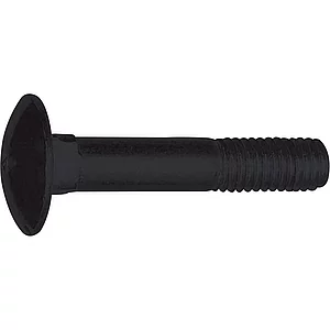 DIN603 M 6x 30 schwarz verzinkt ohne Mutter