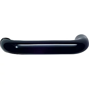 FH-Drückerlochteil 111.23 R - Polyamid, 9 mm, tiefschwarz, rechts