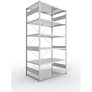 META Steck-Grundregal 2500 x 1300 x 800 mm 6 Fachböden 230 kg