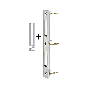 Schließblech SB/VS.H.35.55.55/DS, 210 x 20 x 10 mm, Stahl dekorsilber