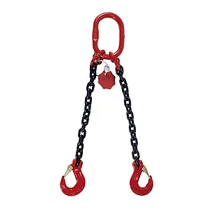 Kettengehänge 2-Strang Länge 2 m Tragkraft 2800 kg inkl. Prüfzeugnis