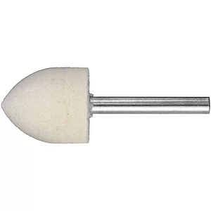 LUKAS Filz-Polierstift Form Spitzbogen Qualität P3 Kopf ø 12 mm Länge 20 mm