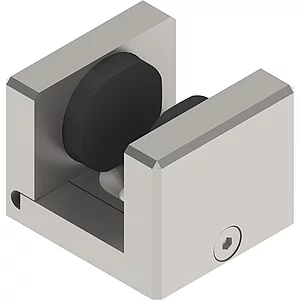 HELM GT-S 150 Bodenführung deckenbündige Montage Glas 8-12,76 mm Edelstahl