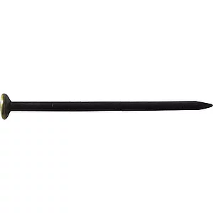 MMK 2.0x40 Stahlnagel Eisen gehärtet, gebläut mit Messingkopf / Kleinpackung