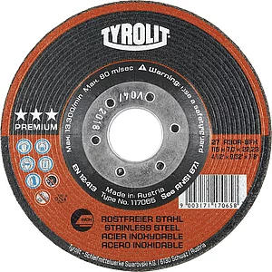 TYROLIT Schruppscheibe Premium*** Inox 115 x 7 mm Form 27