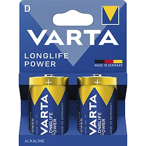 VARTA Batterie Longlife Power LR20/D 1,5 Volt 2 Stück