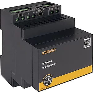 Netzteil Powerstone 24V- 60W, 70,3 x 90,5 x 71,5 mm, Kunststoff schwarz