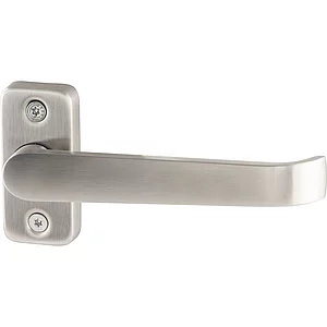 MARCHESI Rahmentürdrücker 1494-2618 eckige Rosette, Edelstahl matt