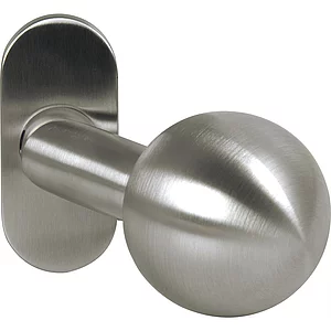 OGRO Knopfdrückerlochteil PREMIUM 8350 V FS/6621-mit Rosette,Edelstahl matt