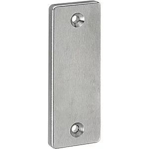 AMF Blindrosette 426, eckig, 87 x 32 x 6 mm, Edelstahl