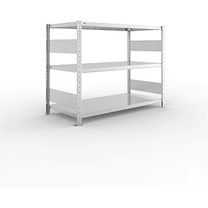 META Steck-Grundregal 1025 x 1300 x 600 mm 3 Fachböden 230 kg