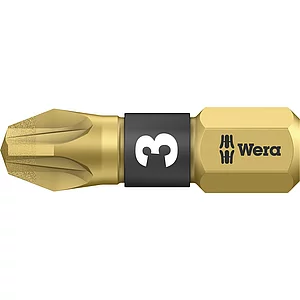 WERA Diamant-Bit-Einsatz 855/1BDC 1/4"sechskant PZ 3/25 mm Pozidriv