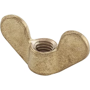 DIN315 M 6 Messing blank Flügelmutter