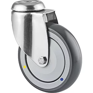 TENTE Lenkrolle Zapfenbefestigung 2470 DYK 75 mm 55 kg