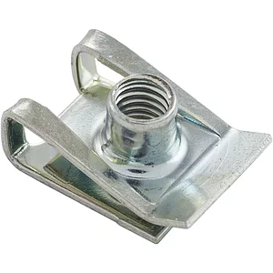 Blechmutter M5/0,5-4,0 Federstahl verzinkt mit metrischem Gewinde